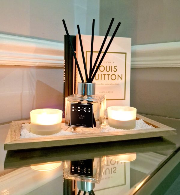 Luxury Reed Diffuser in hallway