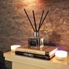 Luxury Reed Diffuser on living room fireplace